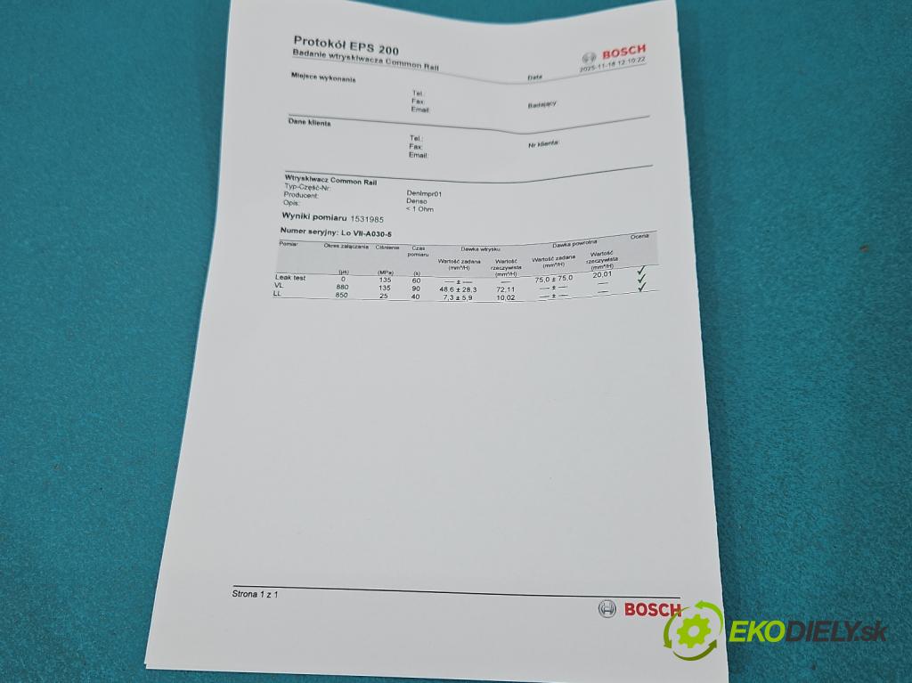 Subaru Outback IV 2009-2014 2.0 D boxer 150 HP manual 110 kW 1998 cm3 5- vstrek 16613AA030 (Vstrekovač paliva)