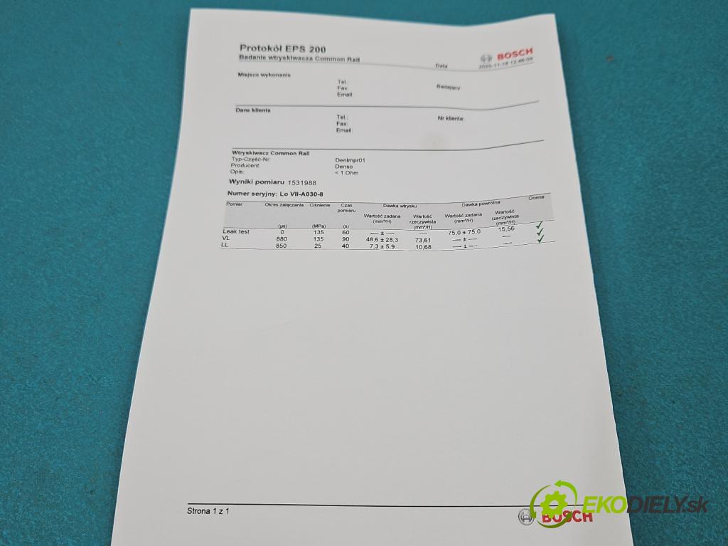Subaru Outback IV 2009-2014 2.0 D boxer 150 HP manual 110 kW 1998 cm3 5- vstrek 16613AA030 (Vstrekovač paliva)