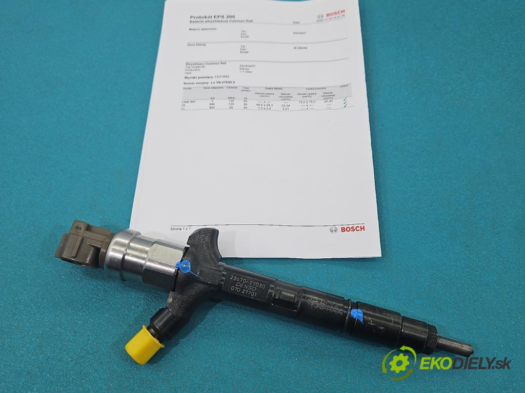 Toyota Rav4 II 2000-2005 2.0 D4D 116 HP manual 85 kW 1995 cm3 5- vstrek 23670-27030 (Vstrekovač paliva)