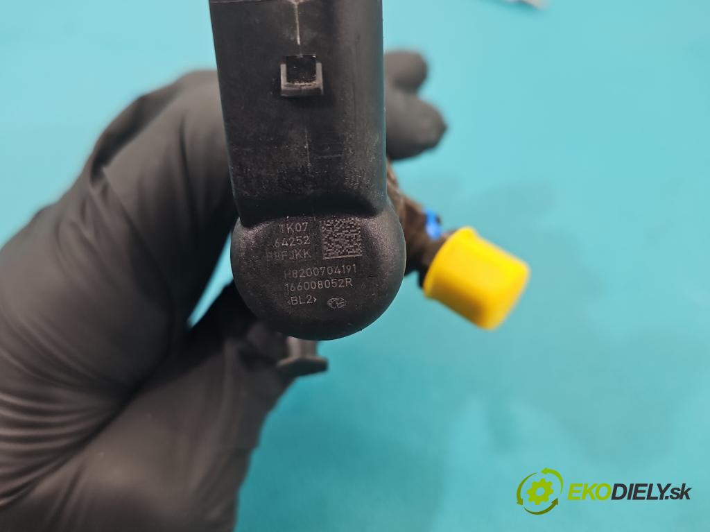 Renault Megane III 2008-2016 1.5 dci 110 hp manual 81 kW 1461 cm3 5- vstřikovač 166008052R (Vstřikovač paliva)