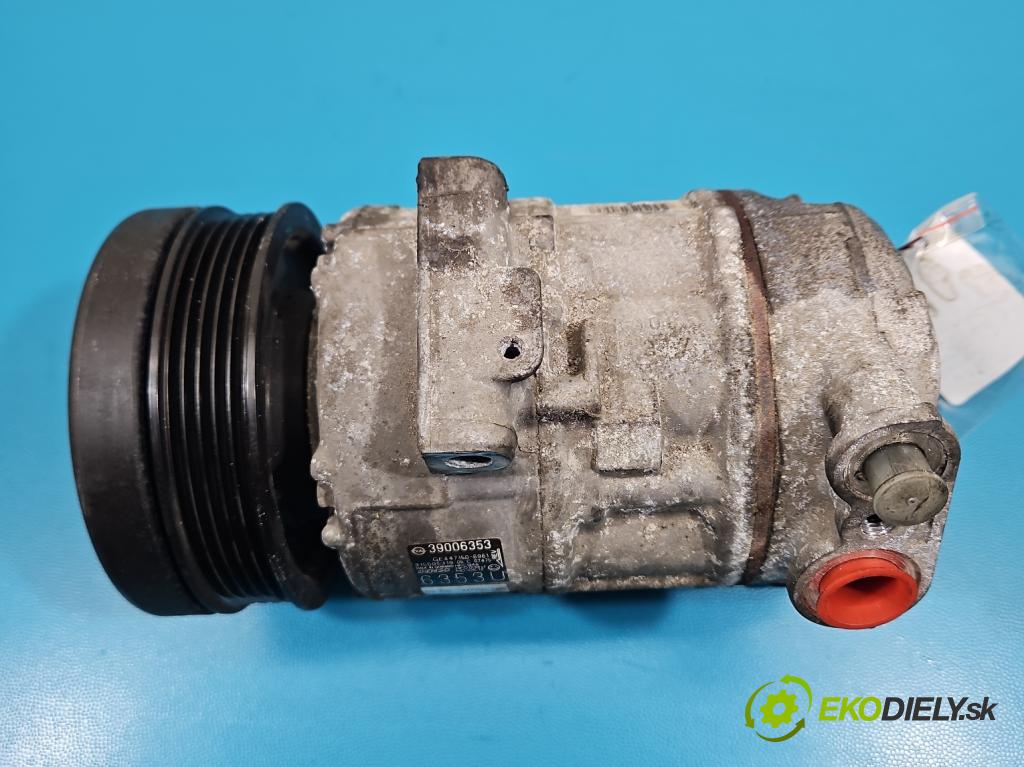 Opel Corsa E 2014-2019 1.4 16V 90 HP manual 66 kW 1398 cm3 5- Kompresor: klimatizácie 39006353 (Kompresor klimatizácie)