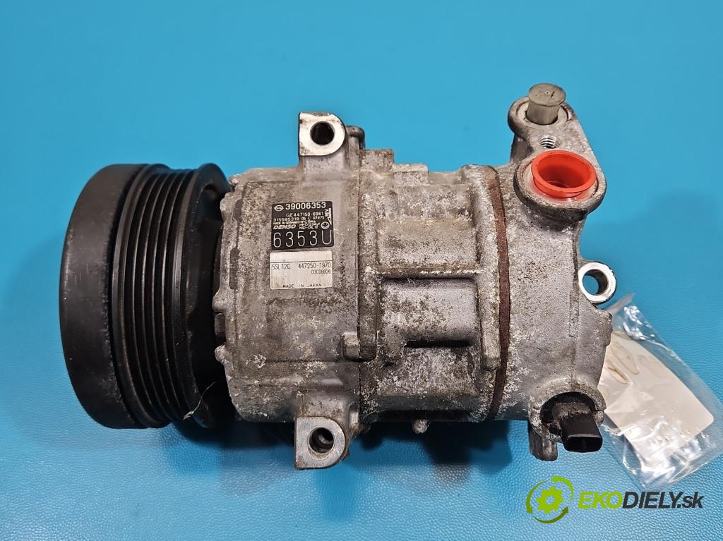Opel Corsa E 2014-2019 1.4 16V 90 HP manual 66 kW 1398 cm3 5- Kompresor: klimatizácie 39006353 (Kompresor klimatizácie)