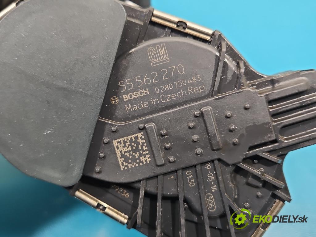 Opel Corsa E 2014-2019 1.4 16V 90 HP manual 66 kW 1398 cm3 5- klapka 55562270 (Škrtiaca klapka)