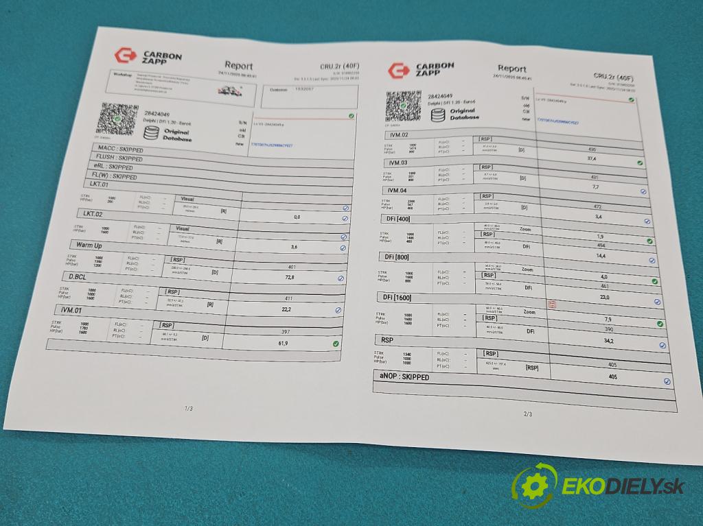 Skoda Rapid 2012-2019 1.4 tdi 90 HP manual 66 kW 1422 cm3 5- vstrek 28424049 (Vstrekovač paliva)