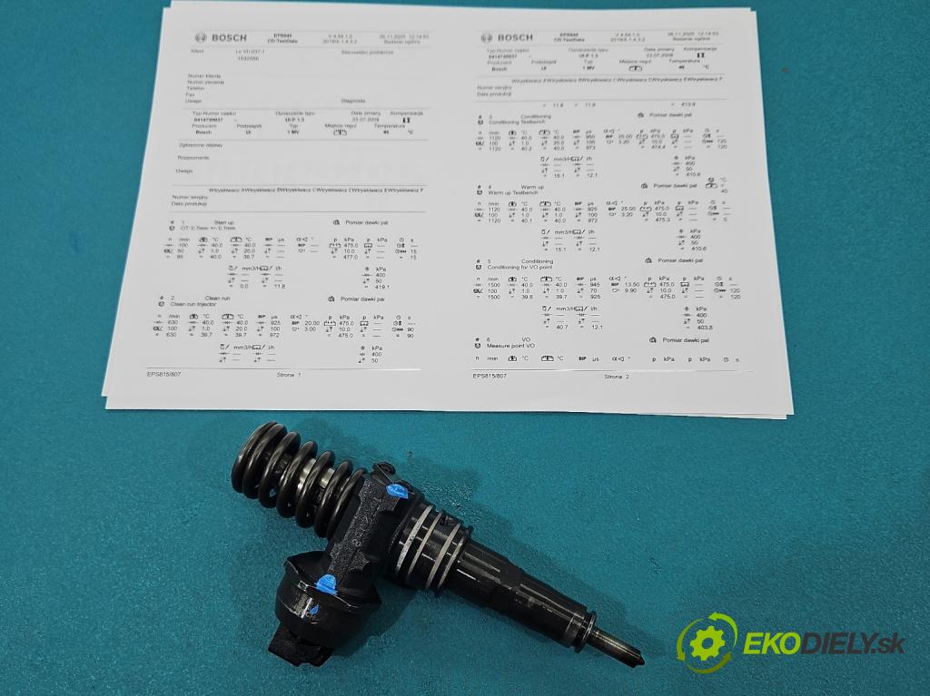 Vw Passat B5 1995-2005 1.9 tdi 101 hp manual 74 kW 1896 cm3 5- vstřikovací čerpadlo 0414720037 (Vstřikovač paliva)