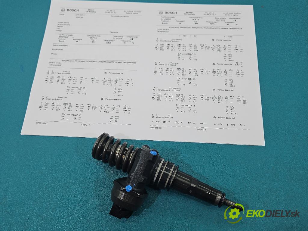 Vw Passat B5 1995-2005 1.9 tdi 101 hp manual 74 kW 1896 cm3 5- vstřikovací čerpadlo 0414720037 (Vstřikovač paliva)
