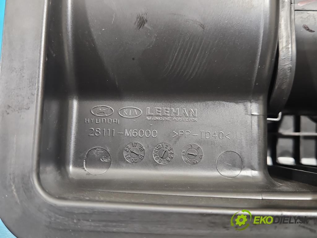 Hyundai I30 III 2016- 1.5 DPI 16V 110 HP manual 80.9 kW 1498 cm3 5- obal filtra vzduchu 28111-M6000 (Obal vzduchového filtra)