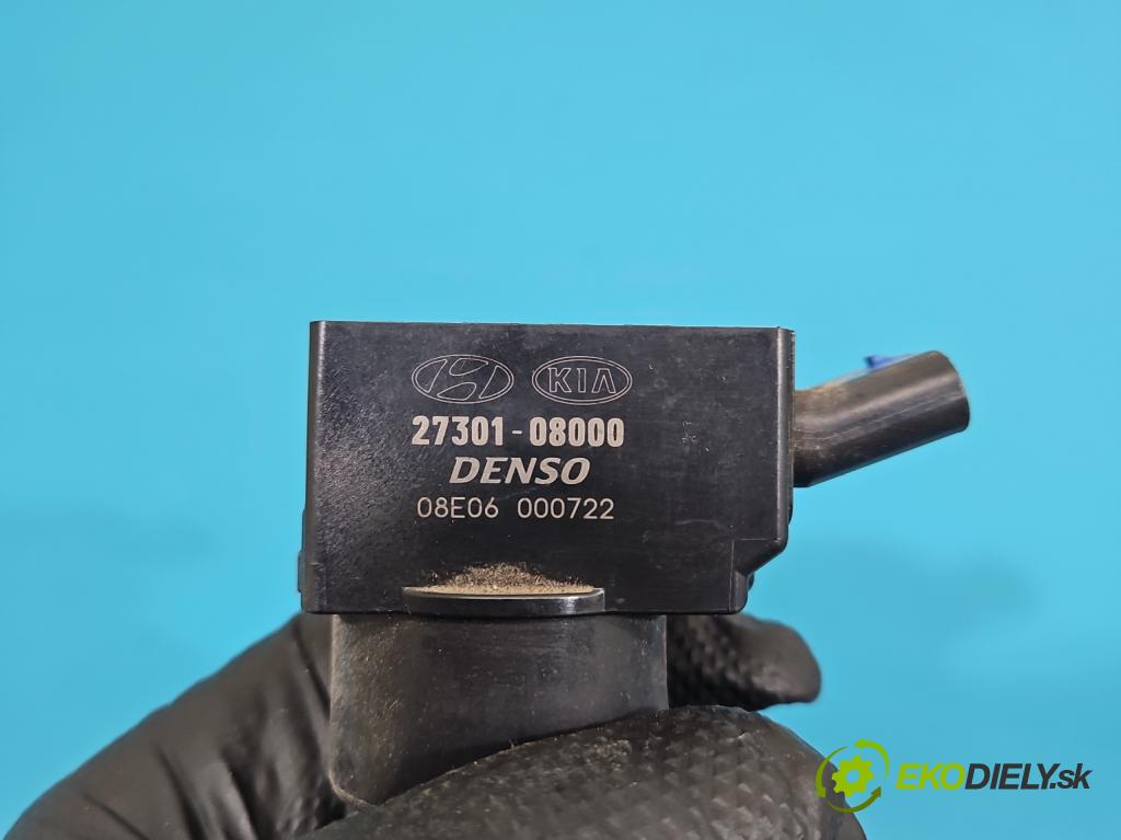 Hyundai I30 III 2016- 1.5 DPI 16V 110 HP manual 80.9 kW 1498 cm3 5- cievka zapaľovacia 27301-08000 (Zapaľovacia cievka)