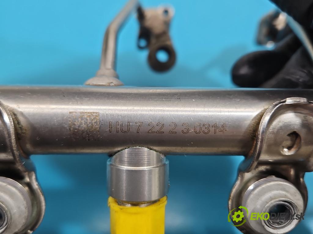 Opel Astra V  2015-2022 1.4 T 125 HP manual 92 kW 1399 cm3 5- lišta vstrekovacia 722230314 (Vstrekovacia lišta)