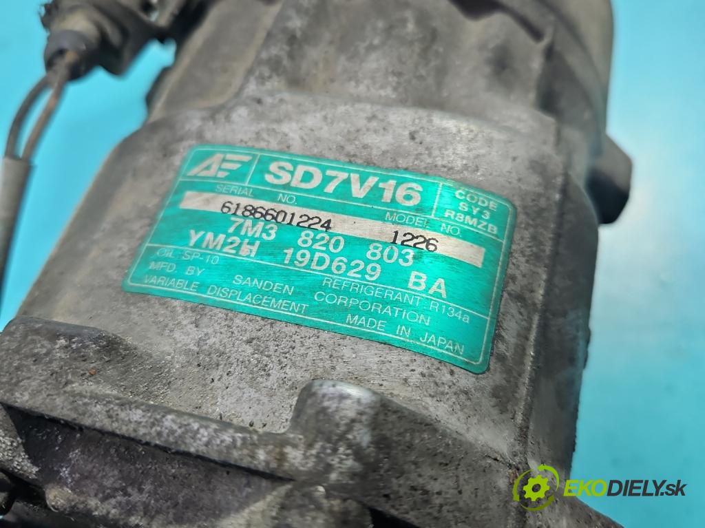 Vw Sharan I 1995-2010 1.9 tdi 116 hp manual 85 kW 1896 cm3 5- Kompresor: klíma 7M3820803 (Kompresor klimatizace)