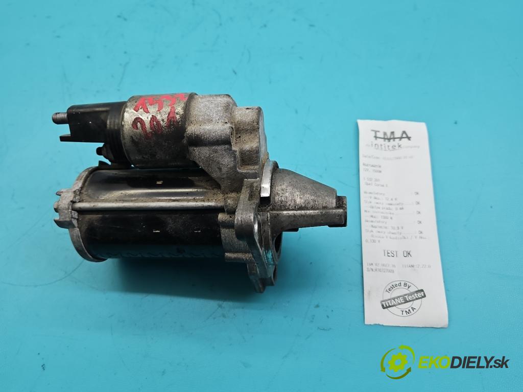 Opel Corsa E 2014-2019 1.4 16V 90 HP manual 66 kW 1398 cm3 5- štartér 0001192087 (Štartér)