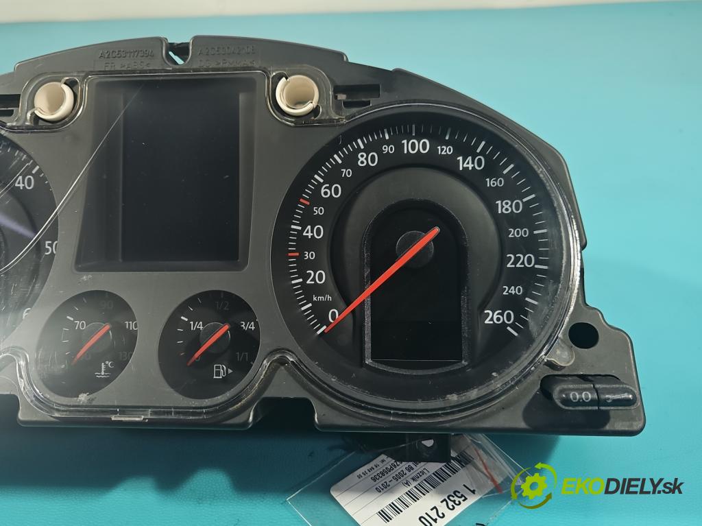 Vw Passat B6 2005-2010 2.0 tdi 140 HP manual 103 kW 1968 cm3 4- prístrojovka/ budíky A2C53106067 (Prístrojová doska)