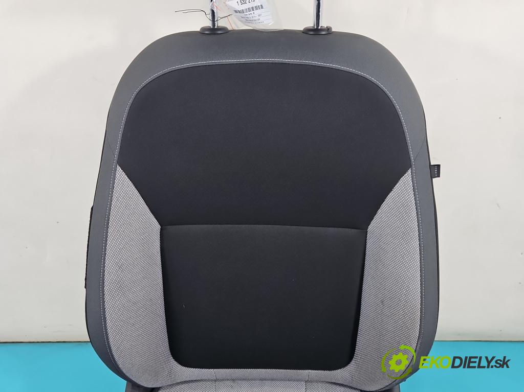 Skoda Fabia III 2014- 2021 1.4 TDI 105 HP manual 77 kW 1422 cm3 5- Sedačka ľavý  (Sedadlo)