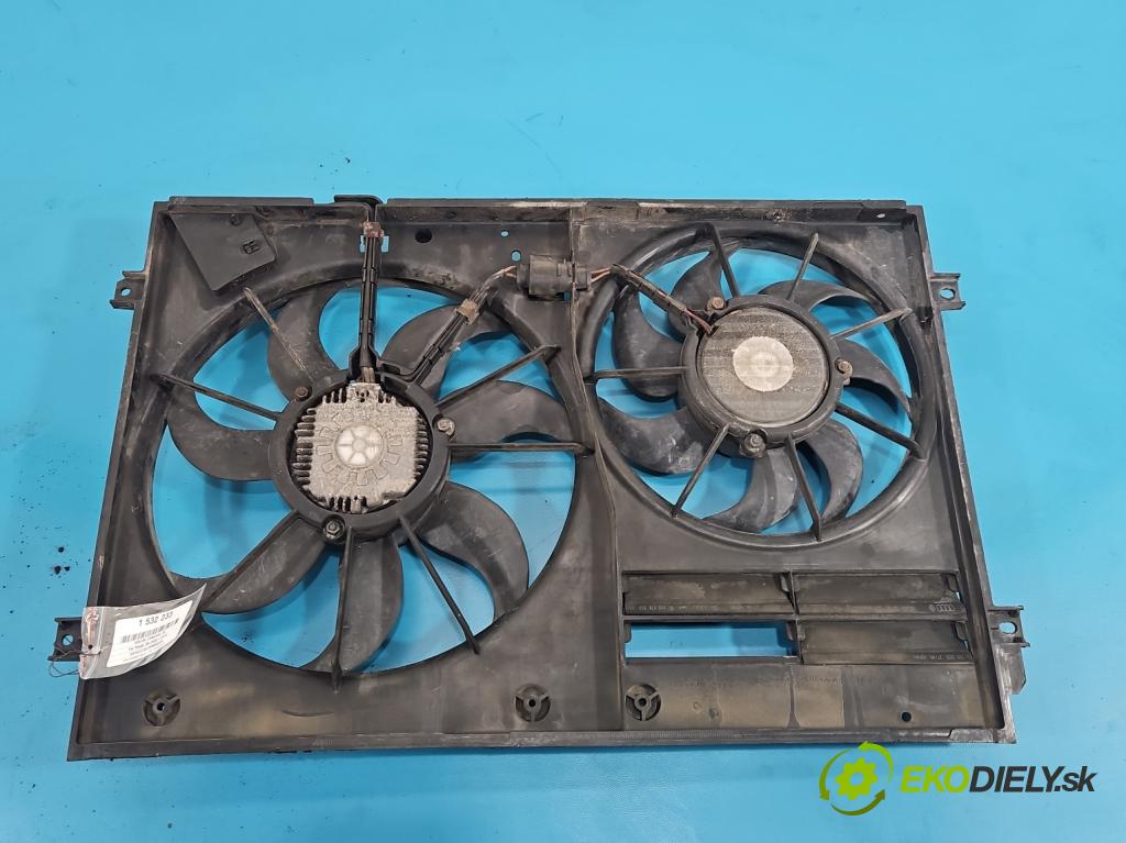 Vw Passat B6 2005-2010 2.0 tdi 140 hp manual 103 kW 1968 cm3 4- ventilátor chladič 1K0121207AA