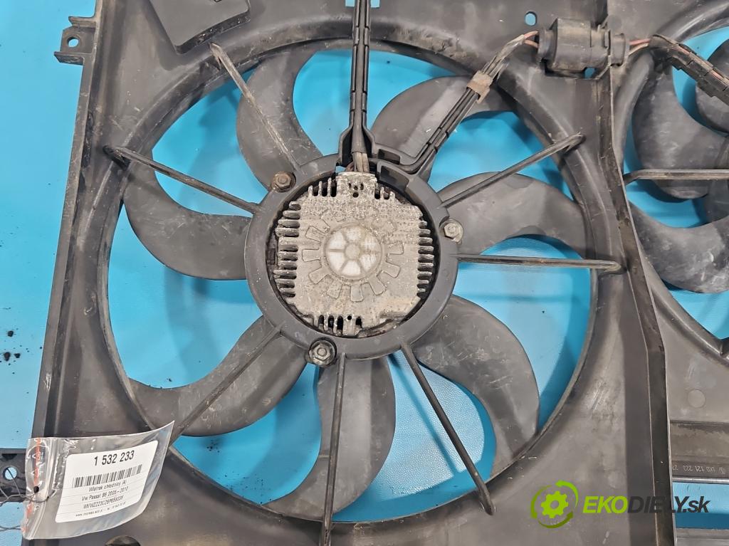 Vw Passat B6 2005-2010 2.0 tdi 140 hp manual 103 kW 1968 cm3 4- ventilátor chladič 1K0121207AA