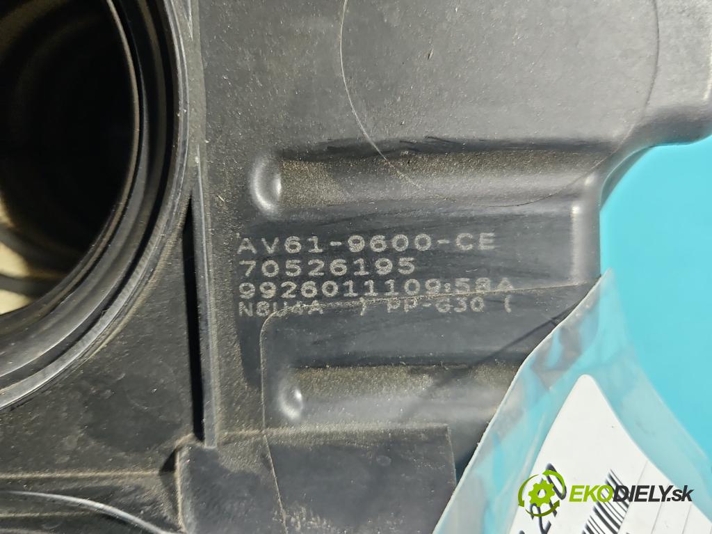 Ford Focus Mk3 2010-2018 1.6 16v 105 HP manual 77 kW 1596 cm3 5- obal filtra vzduchu AV61-9600-CE (Obal vzduchového filtra)