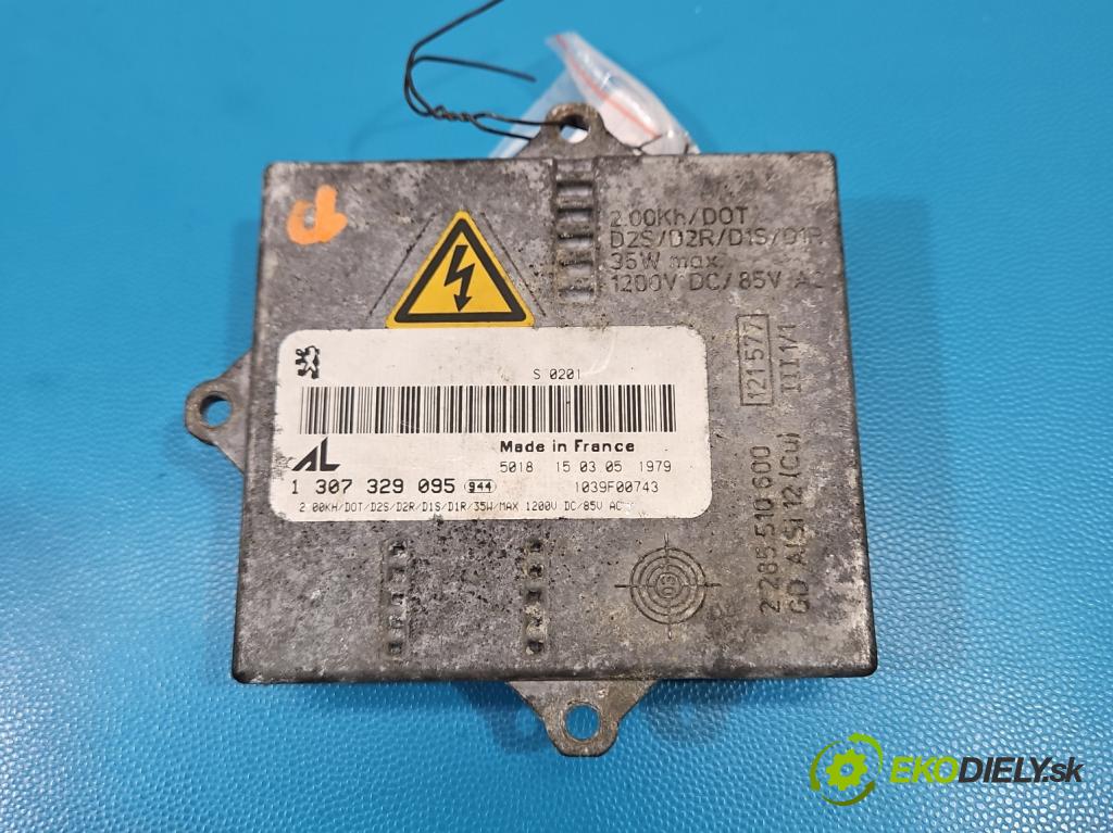 Mazda 6 I GG 2002-2007 2.0 citd 136 HP manual 100 kW 1998 cm3 5- střídač: xenon 1307329095 (Riadiaca jednotka xenónu)