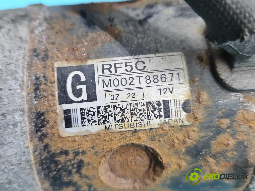 Mazda 6 I GG 2002-2007 2.0 citd 136 HP manual 100 kW 1998 cm3 5- štartér M002T88671 (Štartér)