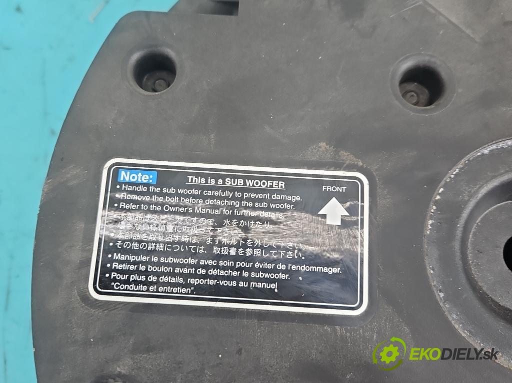 Mazda 6 I GG 2002-2007 2.0 citd 136hp manual 100 kW 1998 cm3 5- Subwoofer: GJ5A66960 (Audio zařízení)