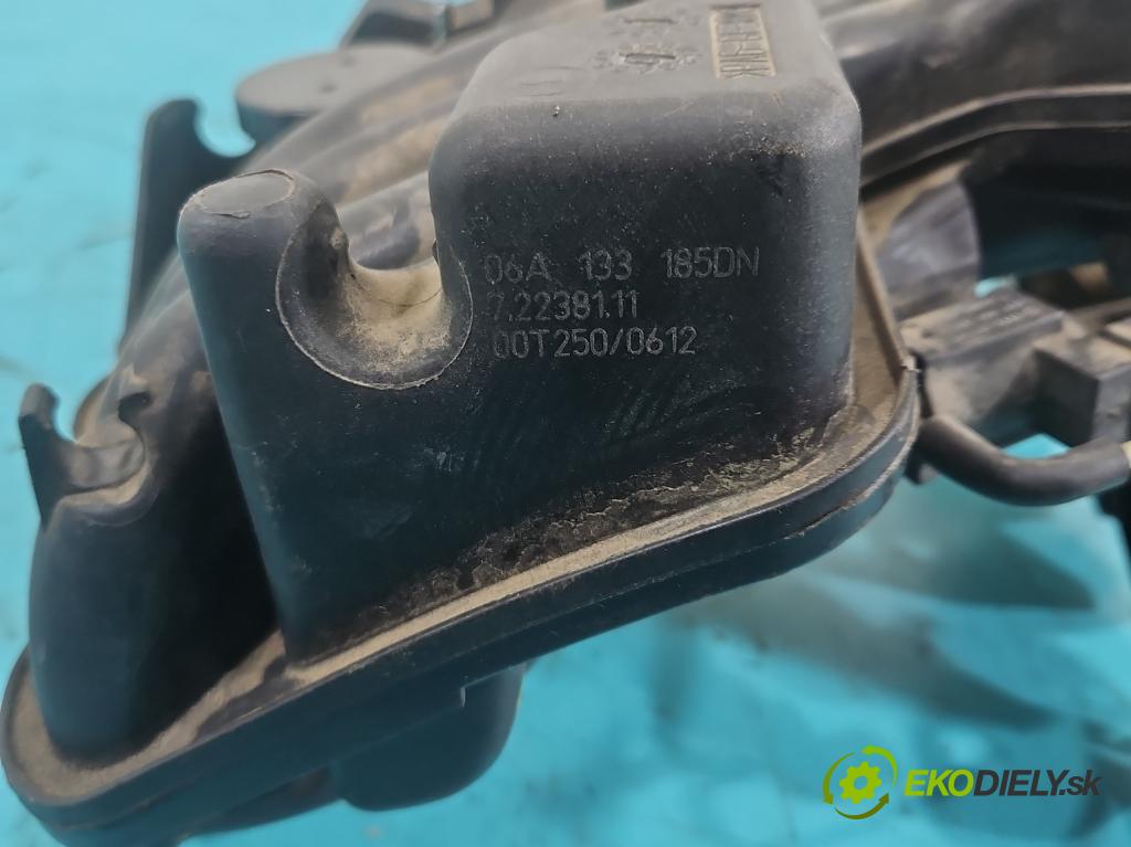 Audi A3 8L 1996-2003 1.6 sr 102 HP manual 75 kW 1595 cm3 3- zvod nasávací 06A133185DN (Sacie potrubie)