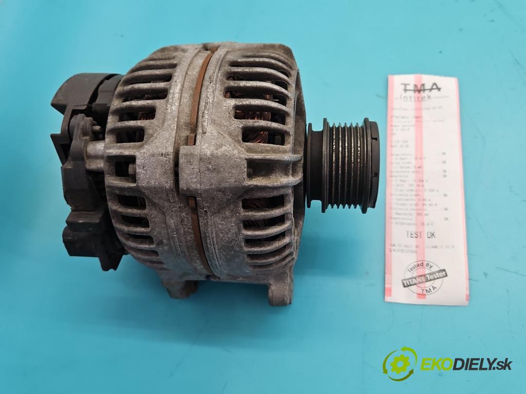 Audi A3 8L 1996-2003 1.6 sr 102 HP manual 75 kW 1595 cm3 3- Alternator 028903028E (Alternátor)