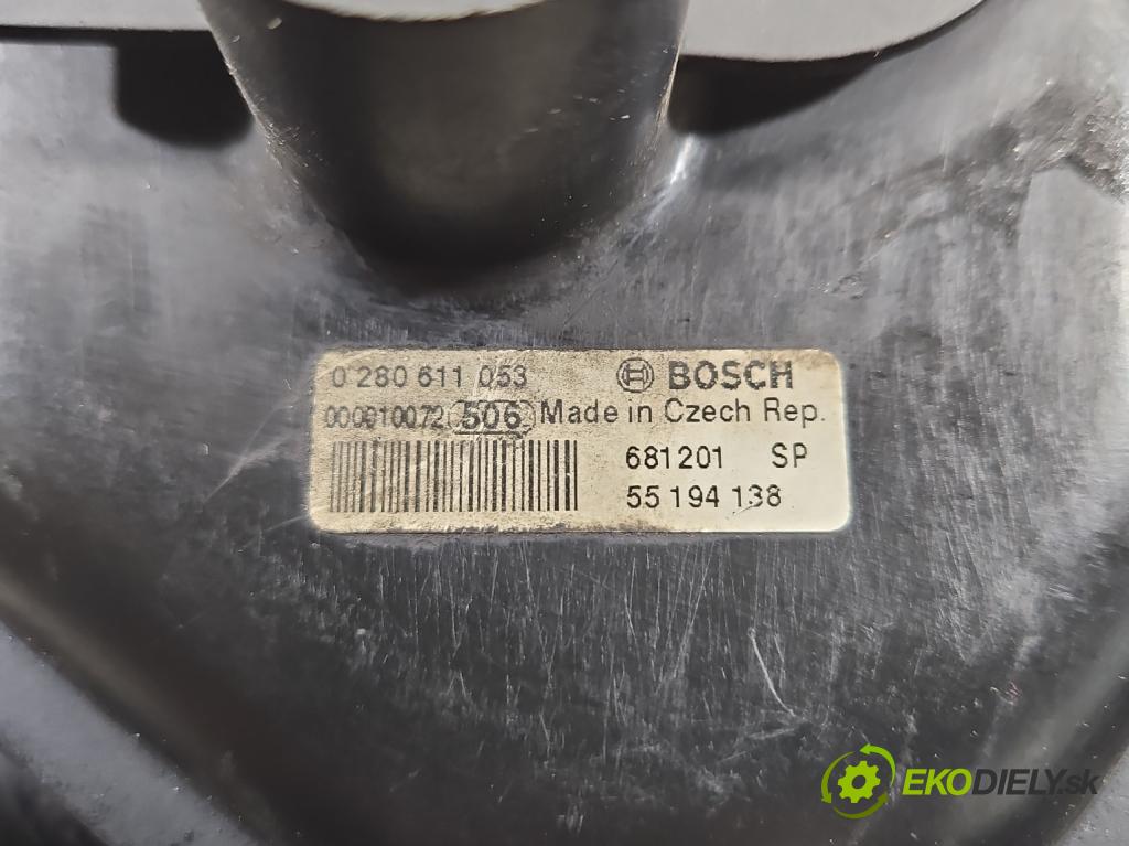 Alfa romeo 159 1.9 JTS 160 HP manual 118 kW 1859 cm3 4- zvod nasávací 0280611053 (Sacie potrubie)