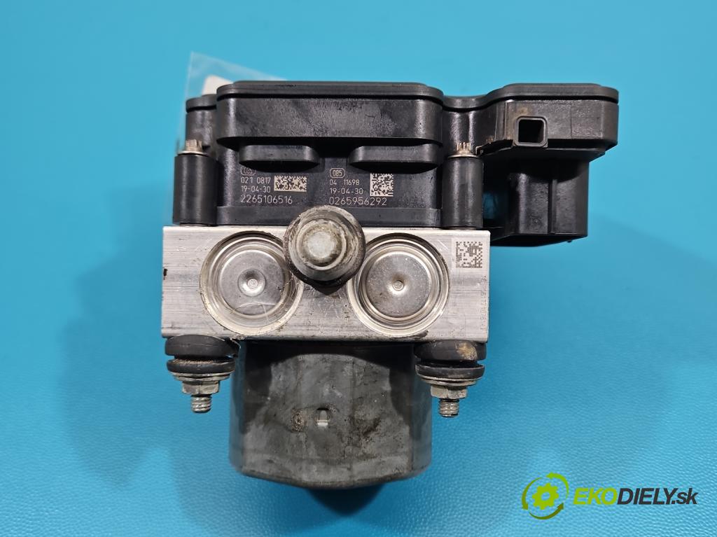 Opel Corsa E 2014-2019 1.4 16V 90 HP manual 66 kW 1398 cm3 5- čerpadlo abs 0265956292 (Pumpa ABS)