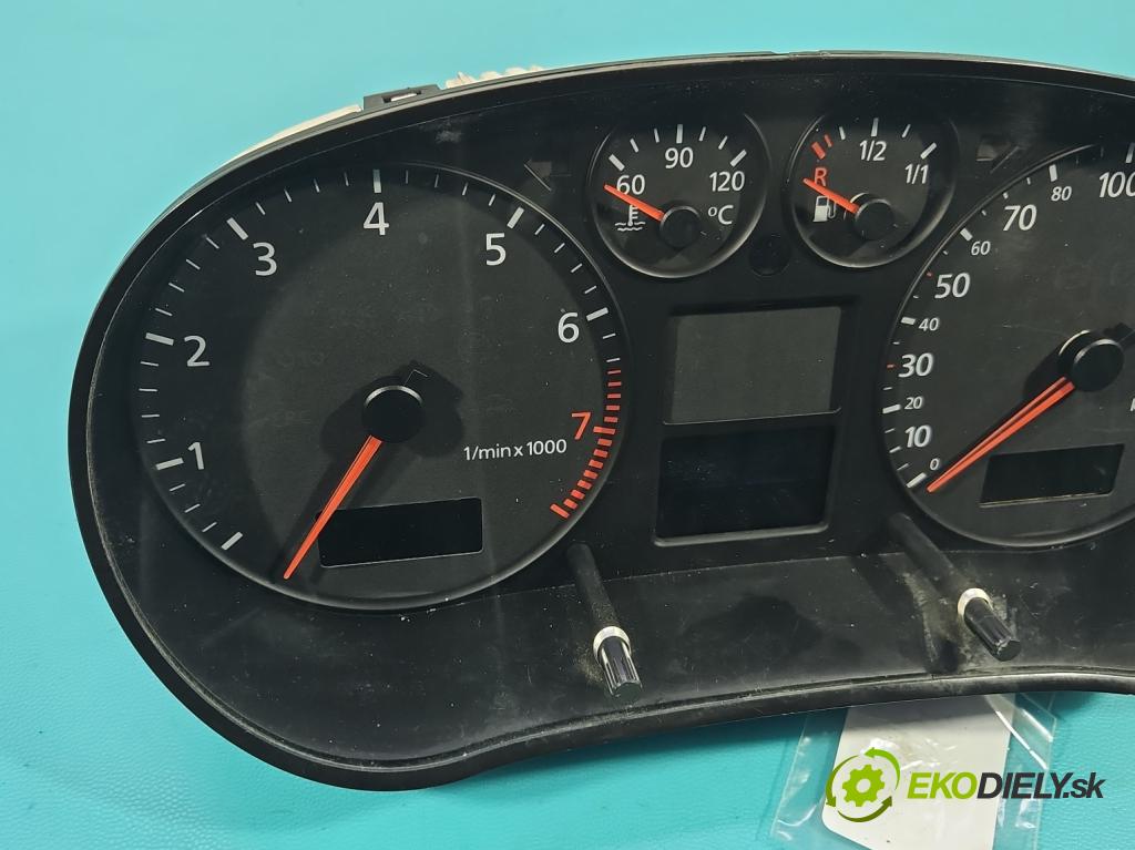 Audi A3 8L 1996-2003 1.6 sr 102 HP manual 75 kW 1595 cm3 3- prístrojovka/ budíky 8L0920900F (Prístrojová doska)