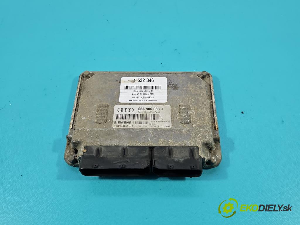 Audi A3 8L 1996-2003 1.6 sr 102 HP manual 75 kW 1595 cm3 3- riadiaca jednotka motora 06A906033J