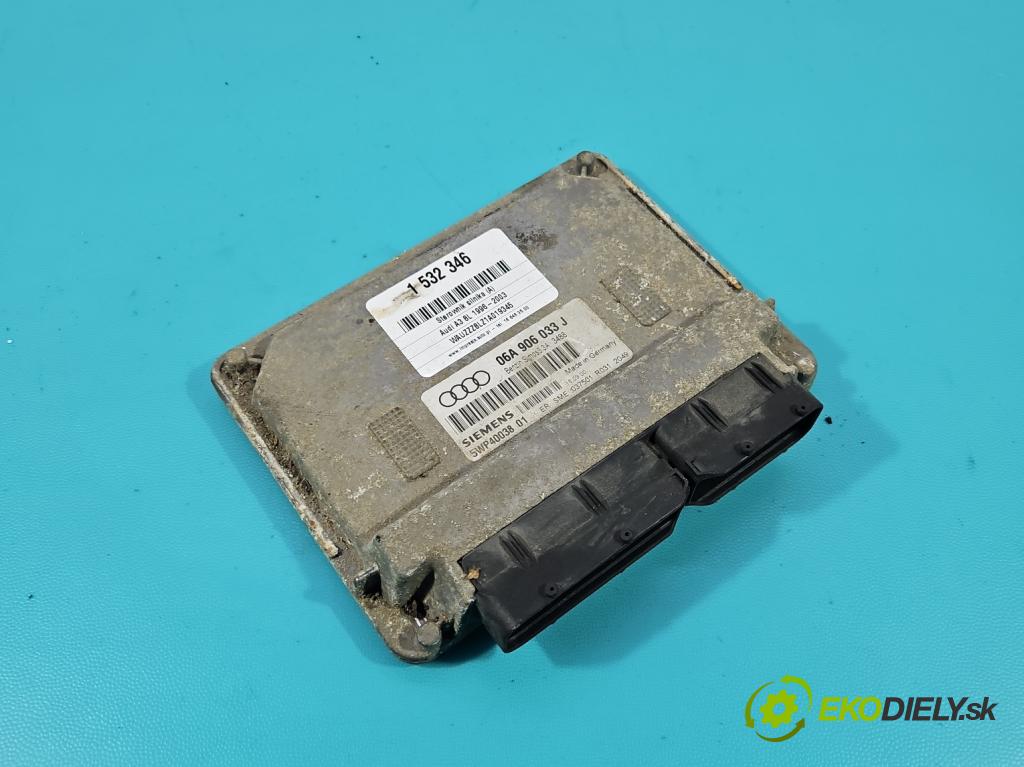 Audi A3 8L 1996-2003 1.6 sr 102 HP manual 75 kW 1595 cm3 3- riadiaca jednotka motora 06A906033J