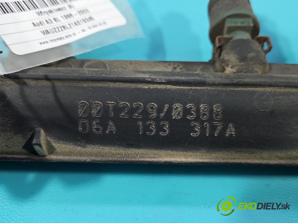 Audi A3 8L 1996-2003 1.6 sr 102 HP manual 75 kW 1595 cm3 3- vstrek 06A133317A (Vstrekovač paliva)