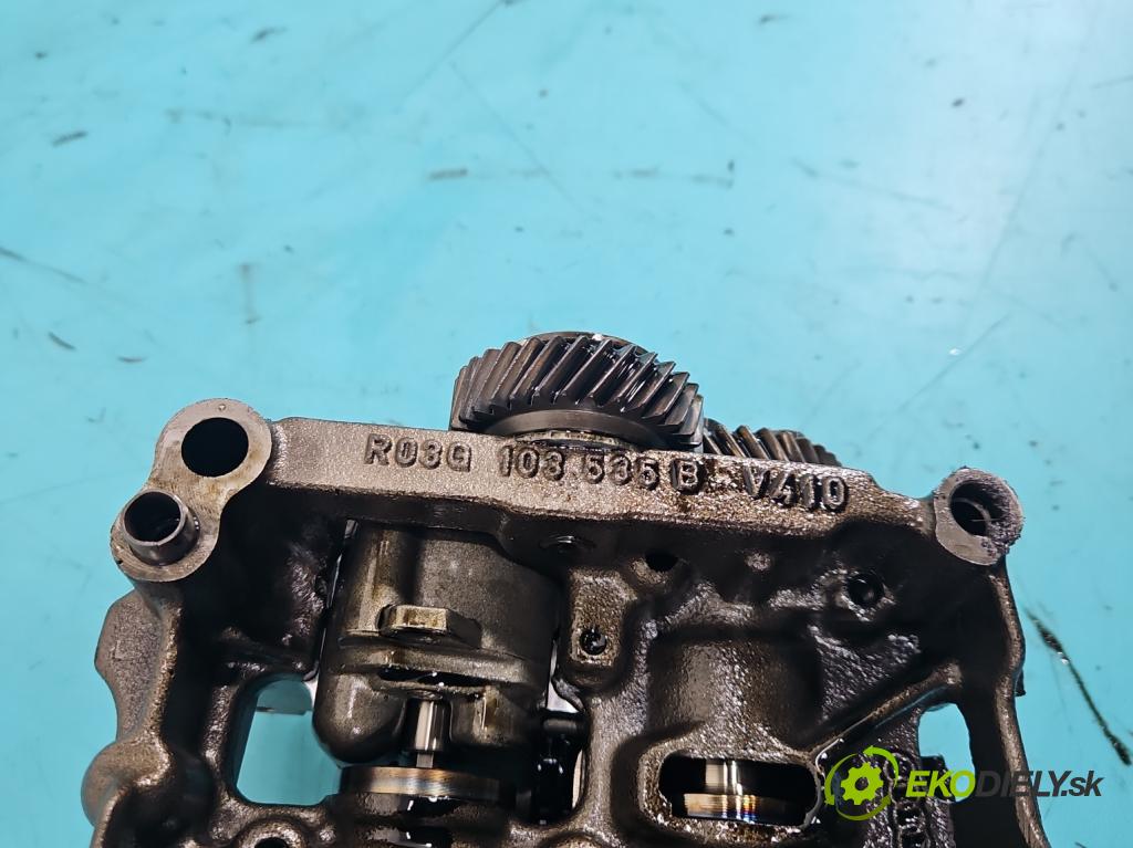 Audi A4 B8 2007-2015 2.0 TDI (CAGA) 143 hp manual 105 kW 1968 cm3 5- čerpadlo olej: 03G103535B (Olejové čerpadlo)