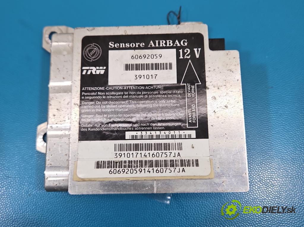 Alfa romeo 159 1.9 JTS 160 hp manual 118 kW 1859 cm3 4- řídící jednotka polštáře: 60692059