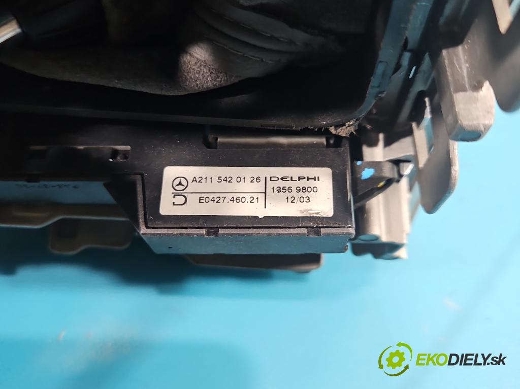 Mercedes E W211 2002-2009 3.2 cdi (648961) 204 HP automatic 150 kW 3222 cm3 5- Páka: Změny: stupeň,rýchlosť A2112673224 (Rýchlostná páka (kulisa))