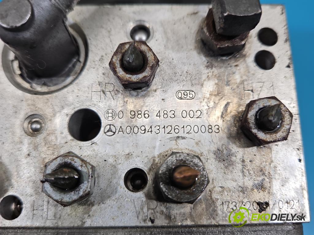 Mercedes E W211 2002-2009 3.2 cdi 204 HP automatic 150 kW 3222 cm3 5- čerpadlo abs 0986483502 (Pumpa ABS)