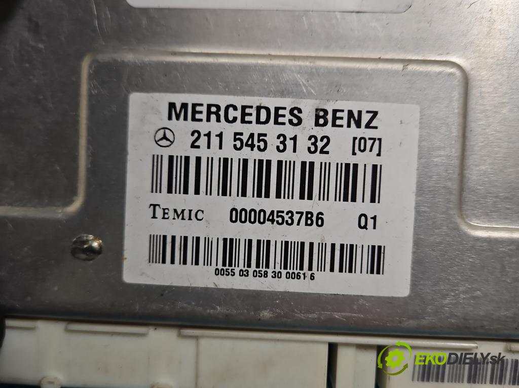 Mercedes E W211 2002-2009 3.2 cdi 204 hp automatic 150 kW 3222 cm3 5- řídící jednotka 2115453132