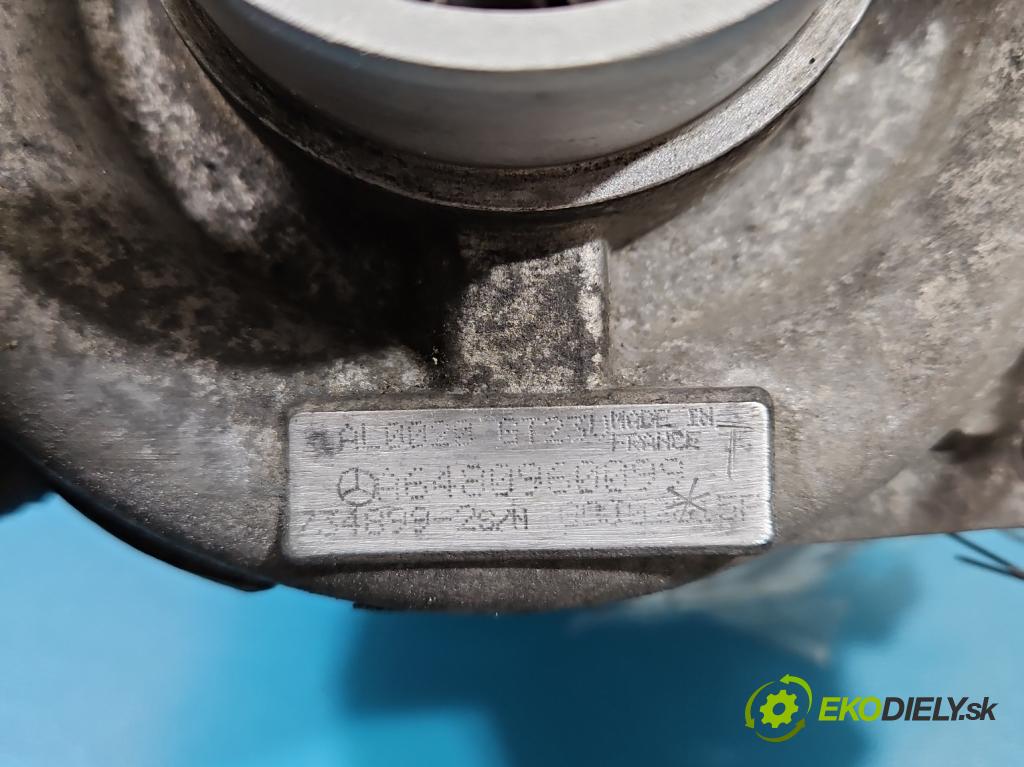 Mercedes E W211 2002-2009 3.2 cdi 204 HP automatic 150 kW 3222 cm3 5- turbodúchadlo, turbo 734899-2 (Turbodúchadlo (kompletné))