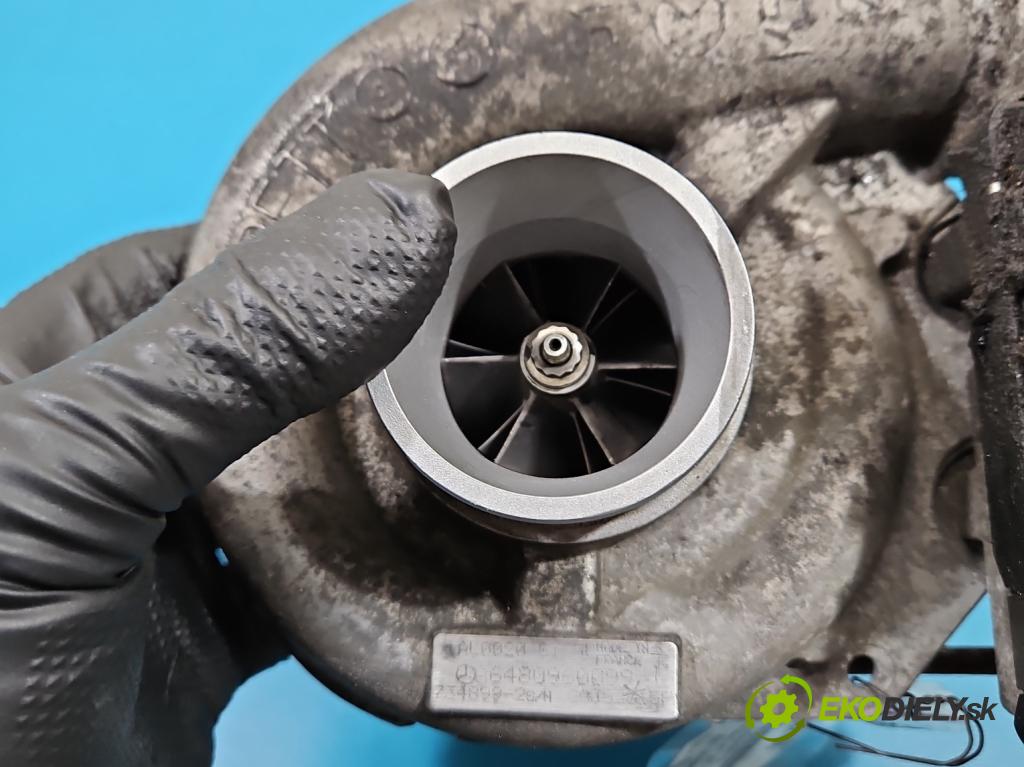 Mercedes E W211 2002-2009 3.2 cdi 204 HP automatic 150 kW 3222 cm3 5- turbodúchadlo, turbo 734899-2 (Turbodúchadlo (kompletné))