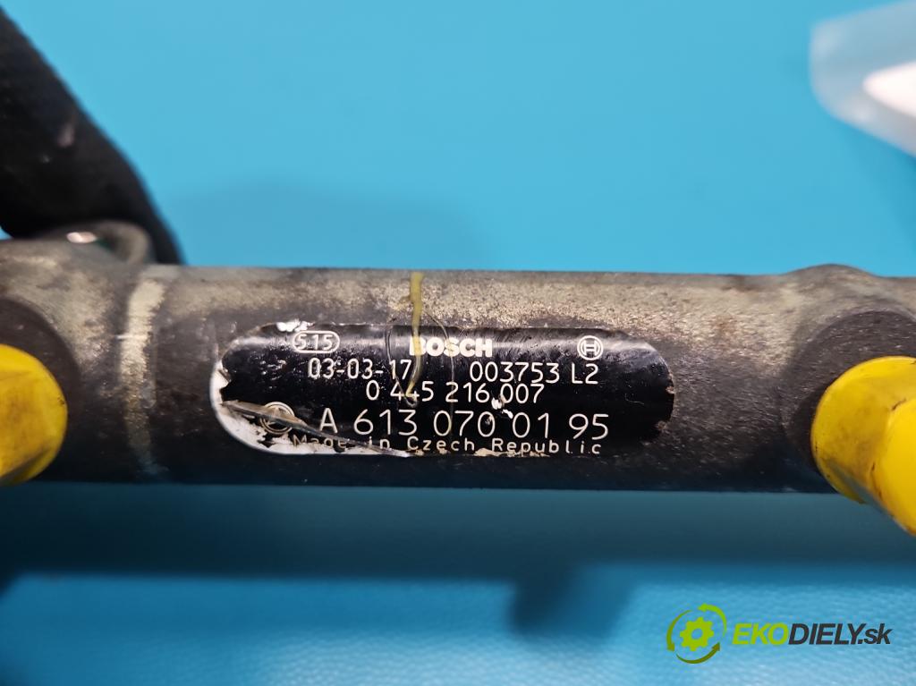 Mercedes E W211 2002-2009 3.2 cdi 204 hp automatic 150 kW 3222 cm3 5- lišta vstřikovací 0445216007 (Vstřikovací lišta)