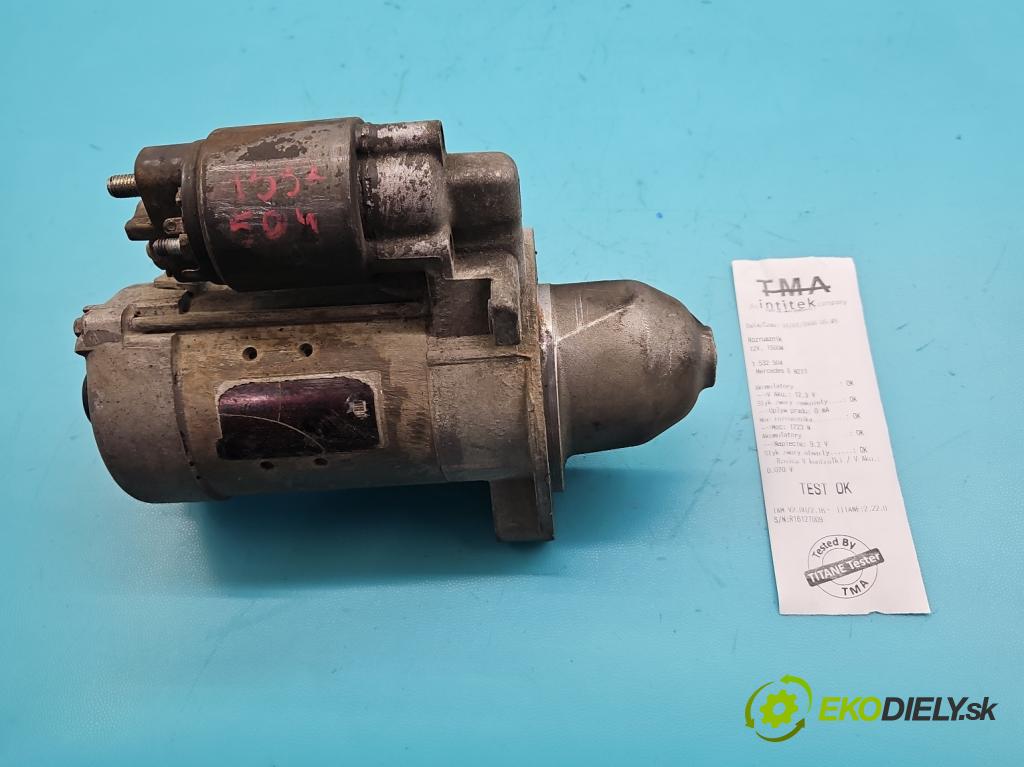 Mercedes E W211 2002-2009 3.2 cdi 204 HP automatic 150 kW 3222 cm3 5- štartér 0001223005 (Štartér)