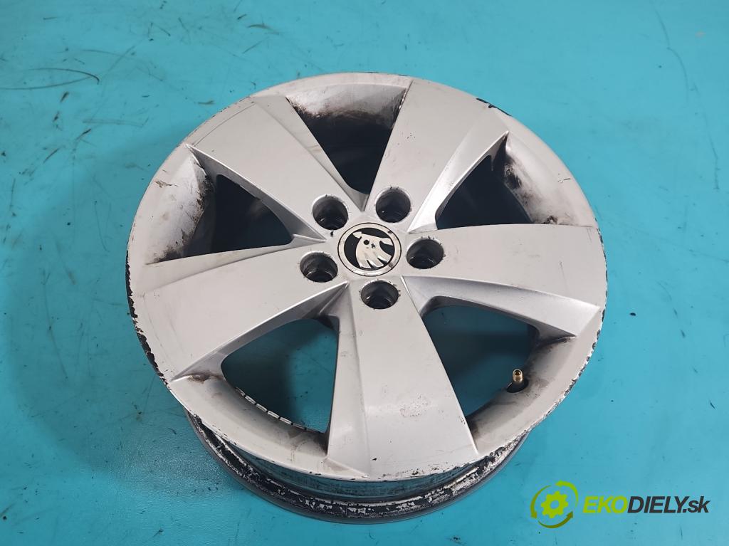 Skoda Fabia III 2014- 2021 1.4 TDI 105 hp manual 77 kW 1422 cm3 5- Felga hliník: 15" komplet 6V0601025L