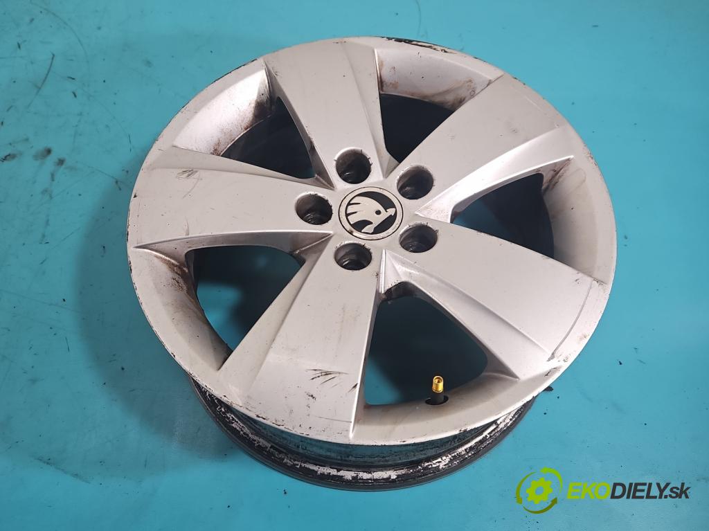 Skoda Fabia III 2014- 2021 1.4 TDI 105 hp manual 77 kW 1422 cm3 5- Felga hliník: 15" komplet 6V0601025L