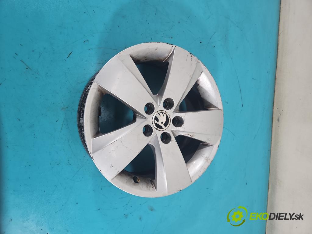 Skoda Fabia III 2014- 2021 1.4 TDI 105 hp manual 77 kW 1422 cm3 5- Felga hliník: 15" komplet 6V0601025L