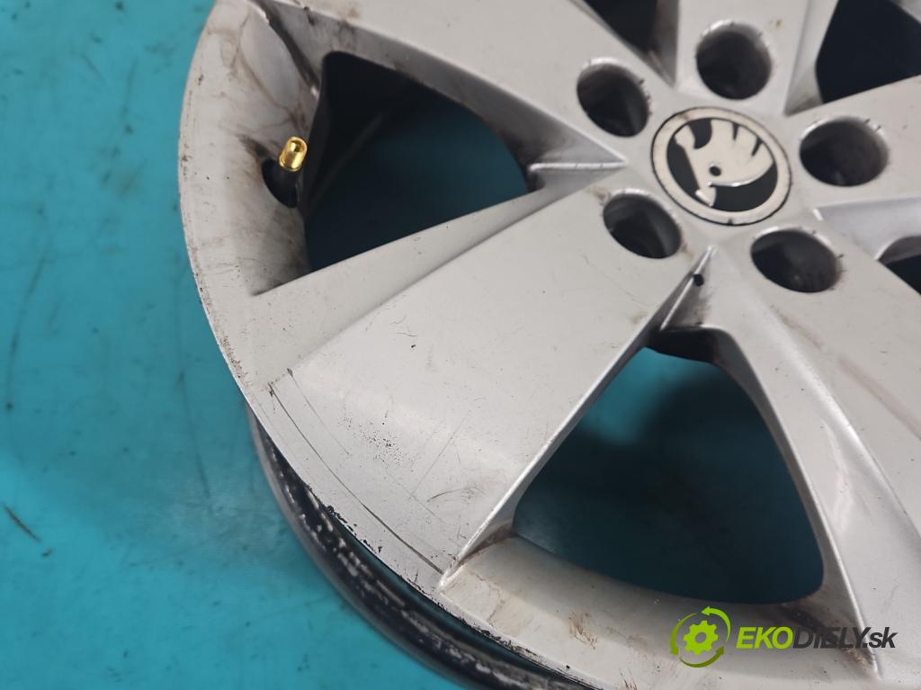 Skoda Fabia III 2014- 2021 1.4 TDI 105 hp manual 77 kW 1422 cm3 5- Felga hliník: 15" komplet 6V0601025L