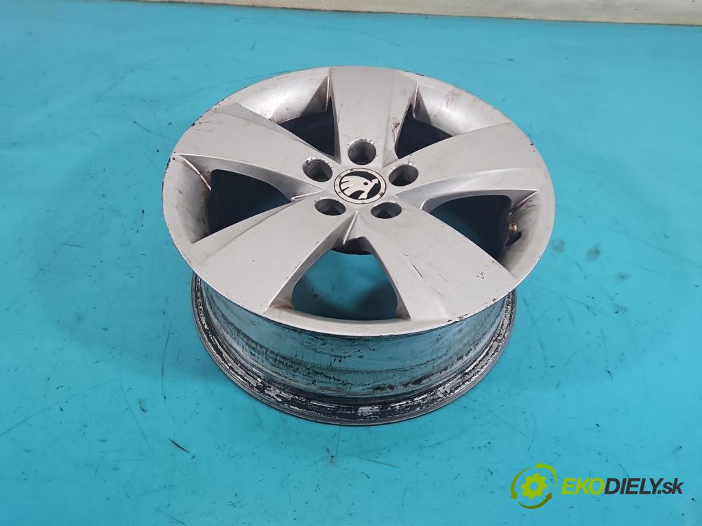 Skoda Fabia III 2014- 2021 1.4 TDI 105 hp manual 77 kW 1422 cm3 5- Felga hliník: 15" komplet 6V0601025L