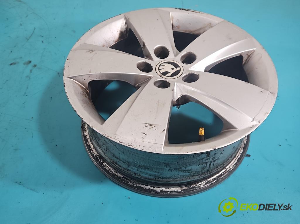 Skoda Fabia III 2014- 2021 1.4 TDI 105 hp manual 77 kW 1422 cm3 5- Felga hliník: 15" komplet 6V0601025L