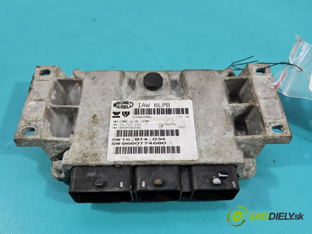 Peugeot 807 2002-2014 2.0 16V 140 HP manual 103 kW 1997 cm3 5- riadiaca jednotka motora IAW6LPB