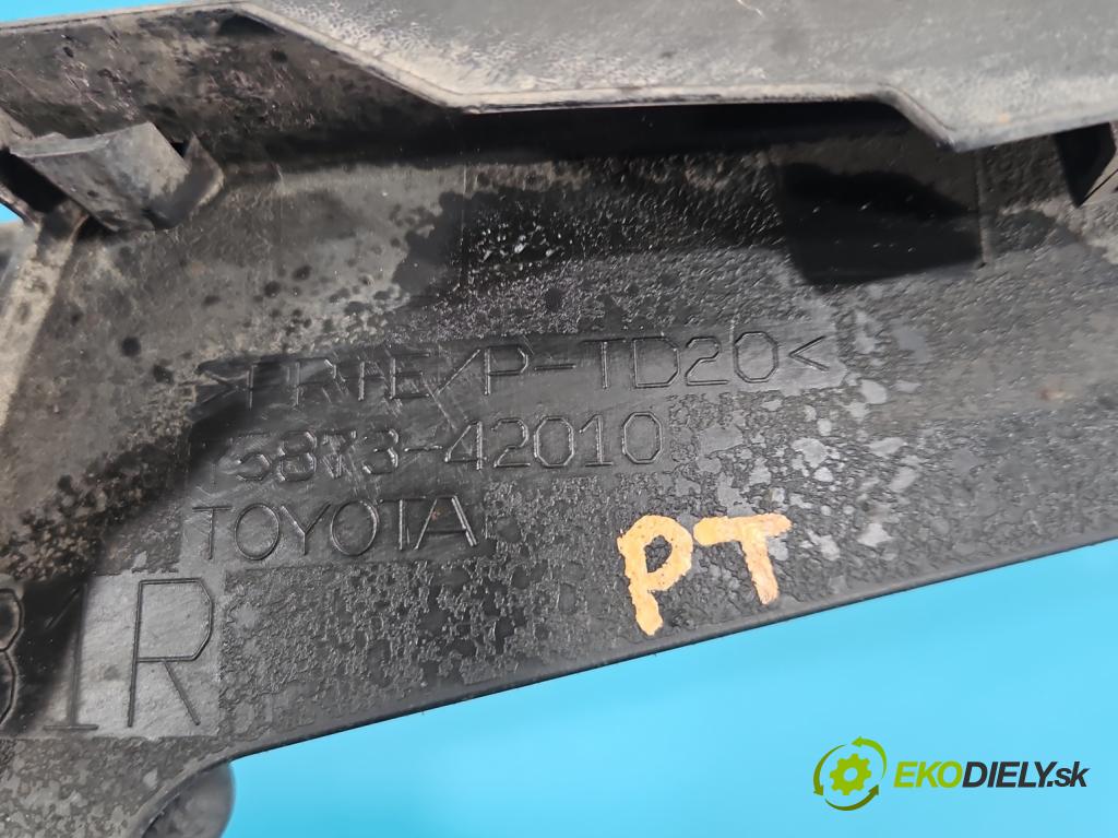 Toyota Rav4 V 2018- 2.5 hybrid 178HP: automatic 131 kW 2487 cm3 5- lišta blatník zadné pravé 75873-42010 (Lišta)