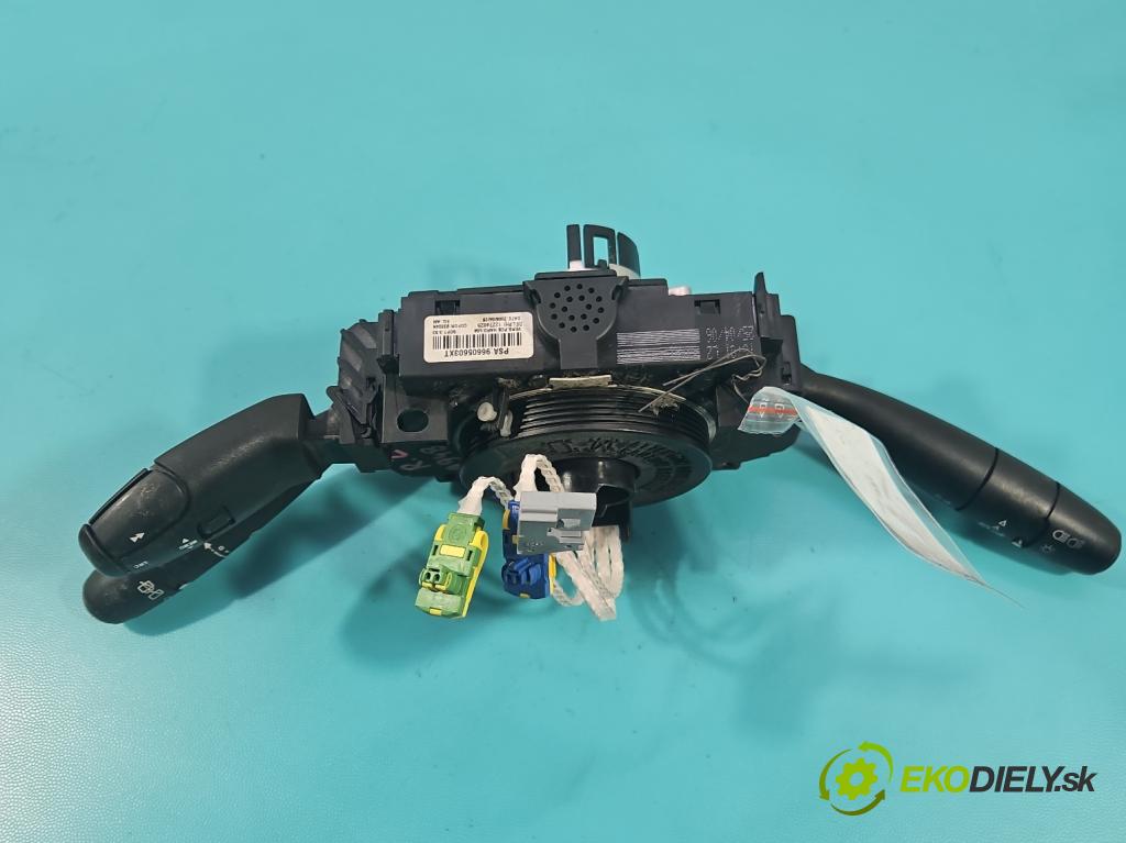 Peugeot 807 2002-2014 2.0 16V 140 HP manual 103 kW 1997 cm3 5- prepínač komplex: 96605603XT (Prepínacie páčky pod volantom)