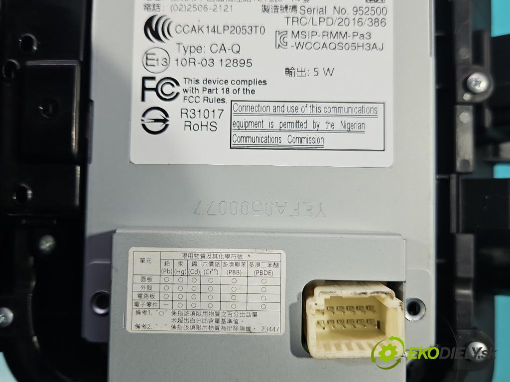 Toyota Rav4 V 2018- 2.5 hybrid 178KM automatic 131 kW 2487 cm3 5- Nabíječka 861C0-42011-C1